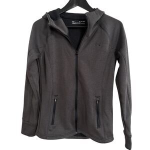 Under Armour ColdGear Women's Dark Gray Zip-Up Hoodie Size XS
